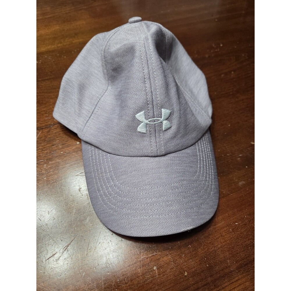 Under Armour Womens Free Fit Hat Cap Purple Grey Adjustable Running Athletic